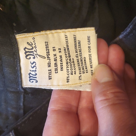 Womens Miss me dark denim size 28 - Picture 5 of 6